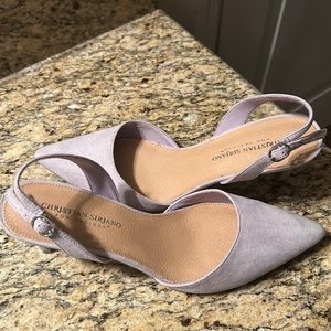 Woman’s Christian Siriano slight heels.  Light purple.  Size 9